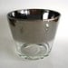 Silver Rimmed Glasses Dorothy Thorpe Era Ice Bucket Ombre Mid Century Modern Retro Mod 3pc Set French New Year's Eve Glassware