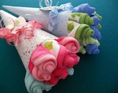 NEW PRICE Washcloth Rosebud Bouquet / Baby Shower Gift/ Hospital Gift/ Bridal Shower Gift  Available in Boy, Girl, Neutral , Bridal