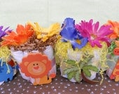 Safari Jungle  Miniature Diaper Cake Centerpieces - Set of 3