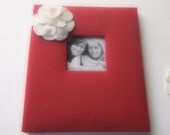 Scrapbook Album Red Ivory
