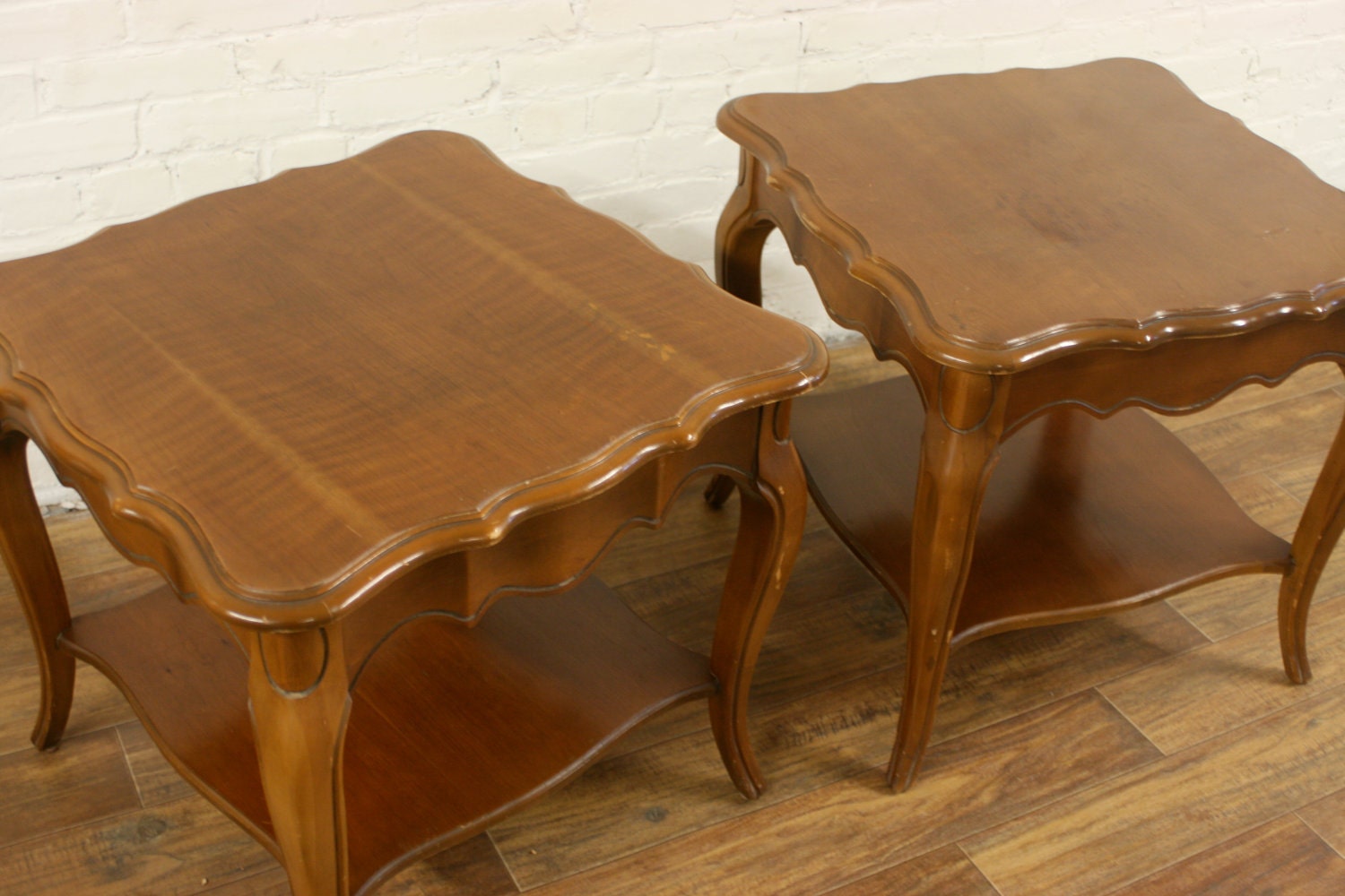 French Provincial Tables Shabby Chic Furniture Painted Furniture - PAINTED TO ORDER