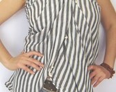Turkish Towel, Peshtemal, beach towel, Bath towel, hammam towel, Spa Towel, yoga, Black Striped