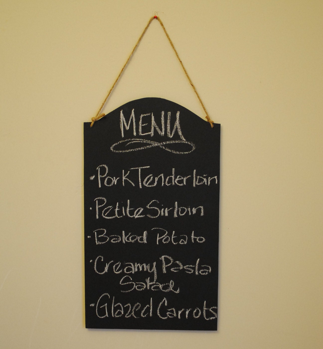 Large Menu/Message Board Chalk Board Sign (2 Sided)- Ready to Ship