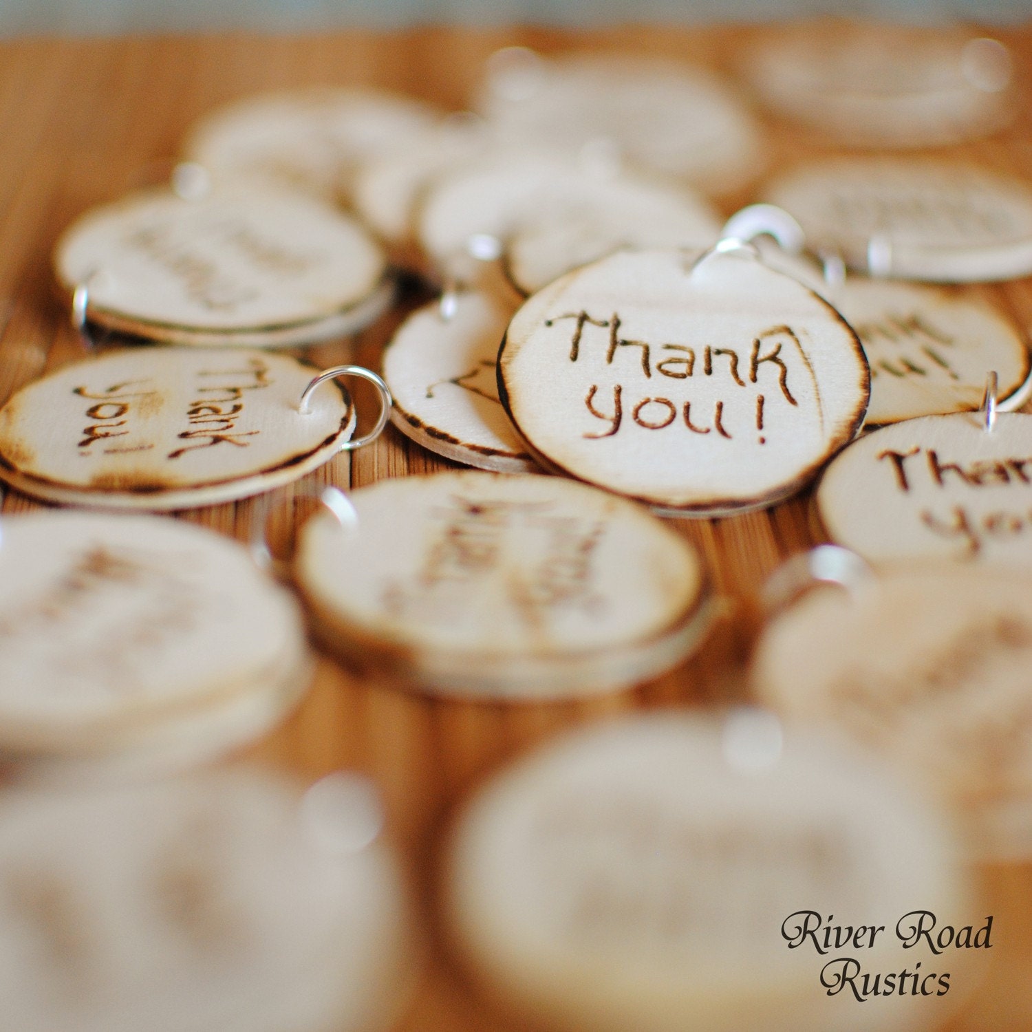Reserved for Theresa - 21 Personalized two-sided tags