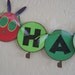 Cute caterpillar banner