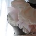 Petals Pierrot Collar in Pink and Creme Chiffon and Tulle Ruffles by Anjou for Wedding, Costume, Whimsy