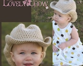 Western Crochet Pattern Cowboy Hat  for BOOT SCOOT'N Cowboy Hat digital