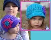 Baby Newsboy Beanie Crochet Pattern   LITTLE SPORT NEWSBOY hat digital