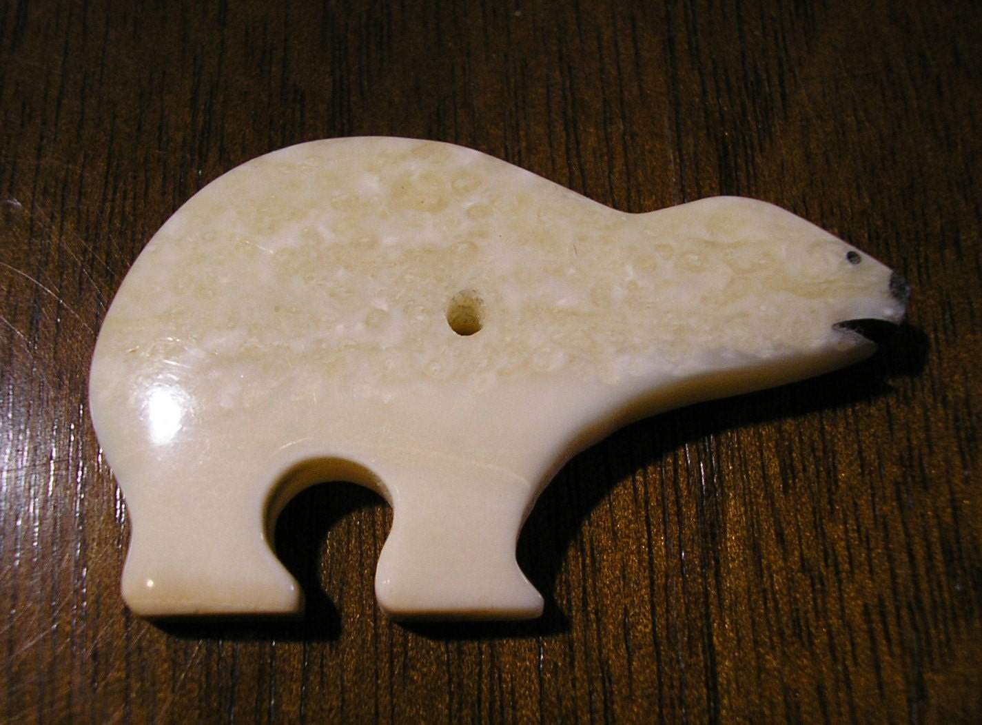 SALE--Prices Slashed up to 40%--Polar Bear Art made of Fossil Ivory from Alaska