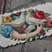 Vintage Victorian Embossed Calling Cards - Set of 4