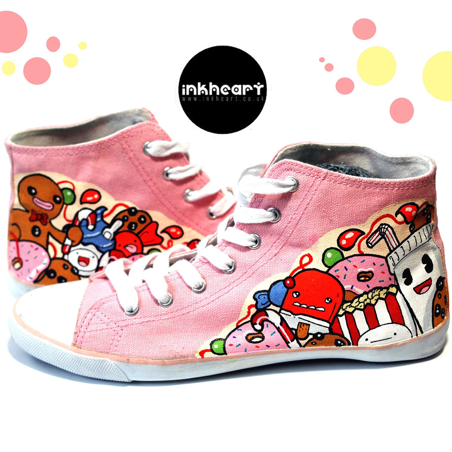 Pink Candy High Tops Sneakers