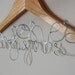Couples Personalized Wedding Hangers