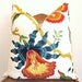 Pillow Cover - Decorative Pillow - Throw Pillow - Celerie Kemble for Schumacher - Hot House Flower - 20 inch Square - Spark - Linen