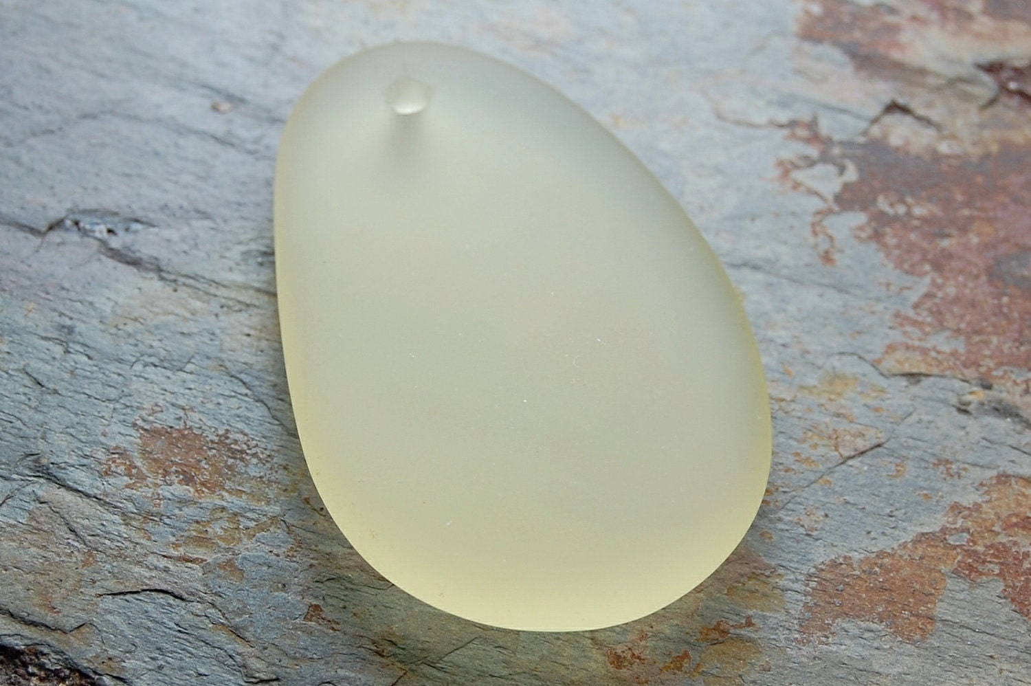 32x50 Large Sea Glass Pendant -1