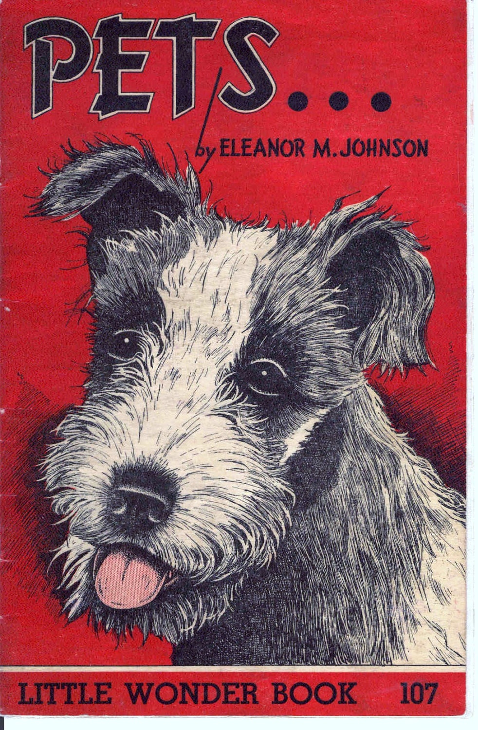 Vintage 1946 Little Wonder book - Pets
