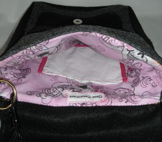 3D Dachshund Felt Hip Bag/Purse made from Recycled Water Bottles