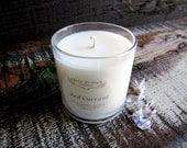 Organic Massage Candle RED CURRANT Coconut Wax Essential Oils All Natural skin care 10 oz.
