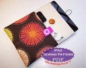 IPad Sleeve PDF SEWING PATTERN - diy pattern for ipad or tablet  protector
