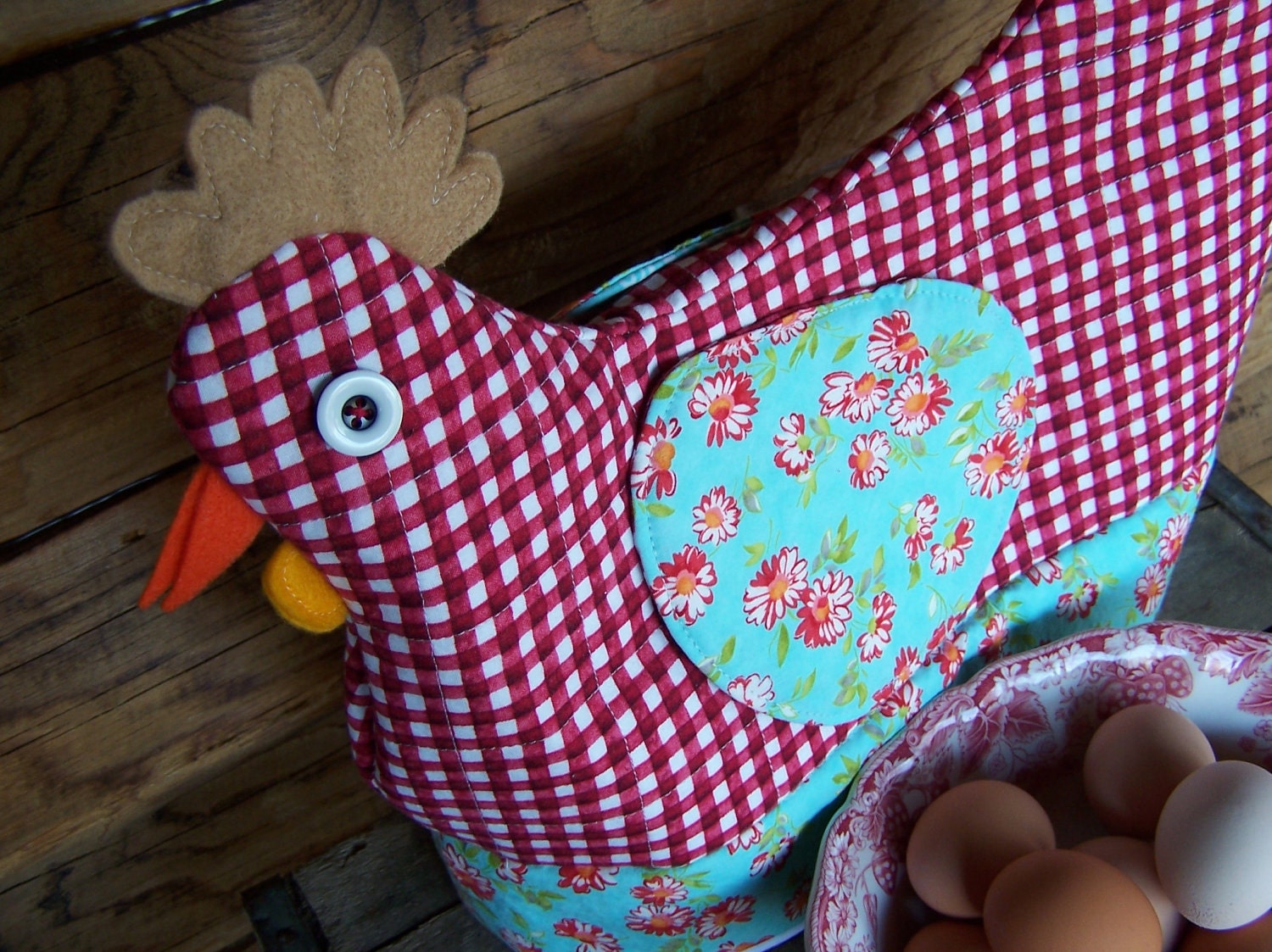 Fabric Chicken Pattern