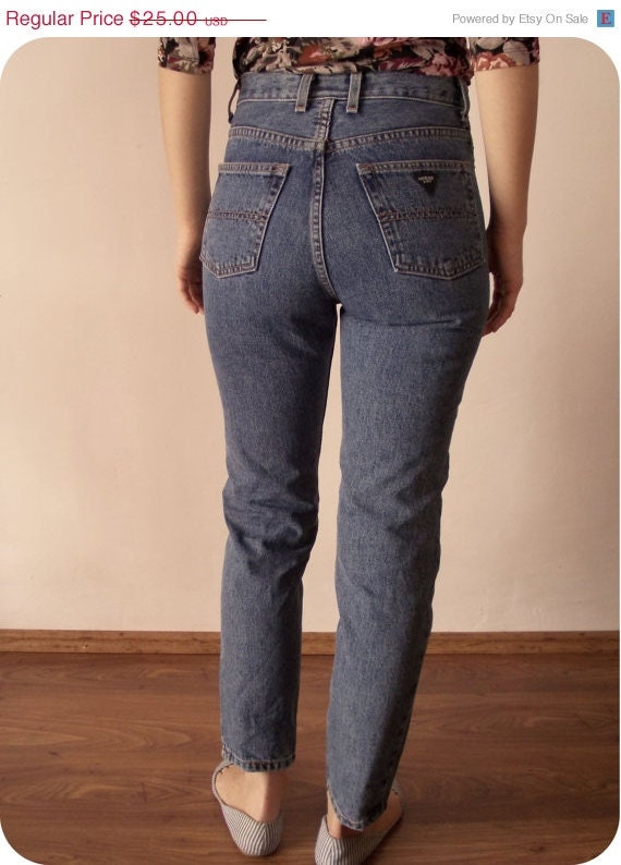 guess high waisted vintage jeans