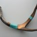 Bronze Chevron Striped Antler