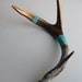 Bronze Chevron Striped Antler