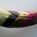 Green, Purple, Gold & Fuchsia Painted Chevron Antler - Large