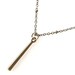 bar necklace, everyday necklace, simple necklace, layering necklace short necklace for layering
