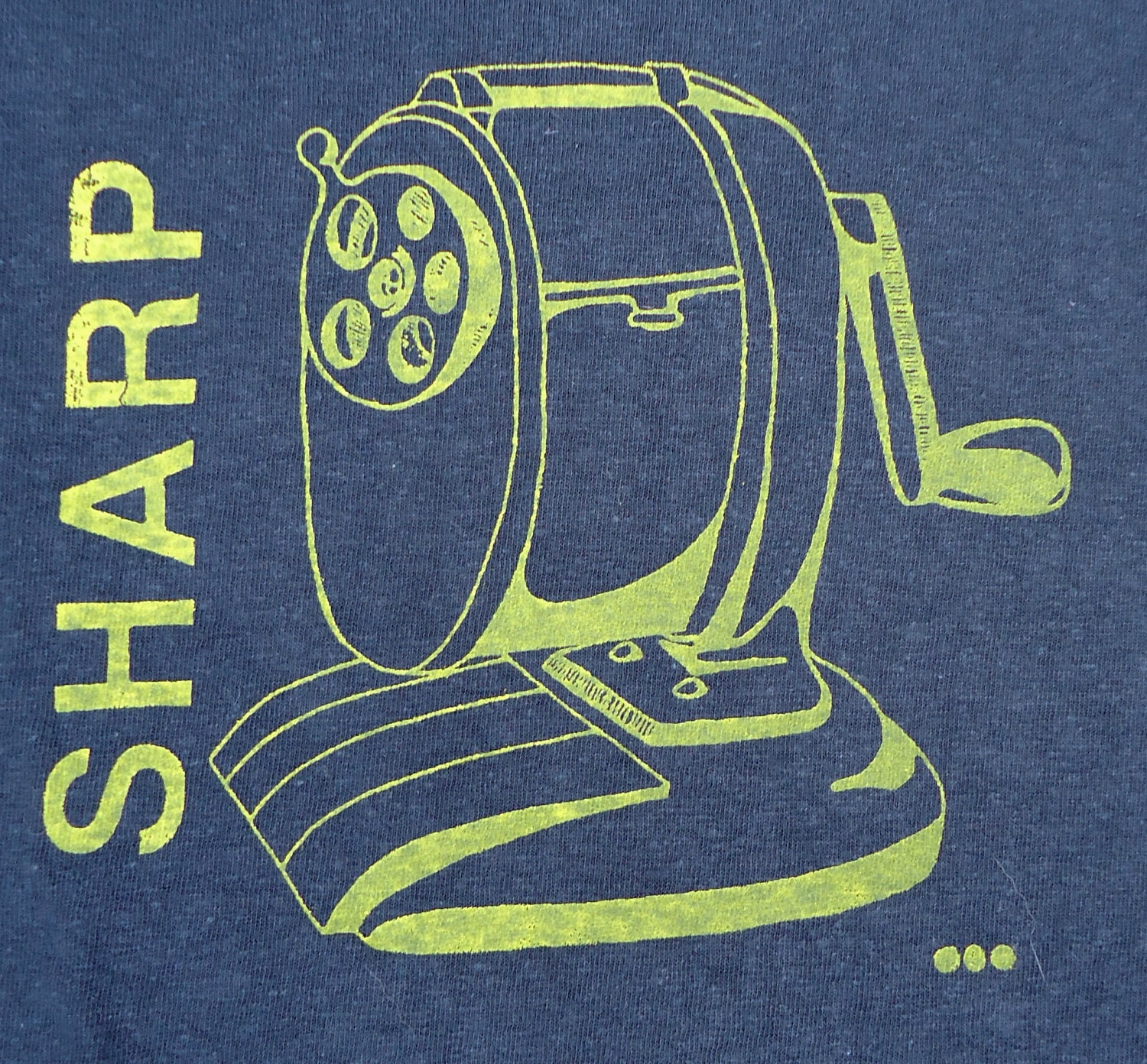 Sharp - Yellow on Charcoal Grey - Organic Cotton & Hemp