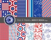 Printable Stars & Stripes Patterns