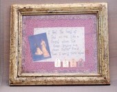 primitive picture, antique look, cabin ready, country, grunged,  frame, calico,lace, old photo