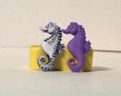 Sea Horse SS107- Flexible Silicone Mold - Crafts, Jewelry, Resin, PMC, Soap, Food, Scrapbooking, Polymer Clay, Push Mold