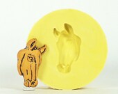 Horse's Head A173- Flexible Silicone Mold - Crafts, Jewelry, Resin, PMC, Soap, Food, Scrapbooking, Polymer Clay, Push Mold