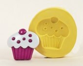 Cupcake SW138 - Flexible Silicone Mold - Crafts, Jewelry, Resin, PMC, Soap, Food, Scrapbooking, Polymer Clay, Push Mold