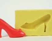 High Heel Shoe-BG256 - Flexible Silicone Mold - Crafts, Jewelry, Resin, PMC, Soap, Food, Scrapbooking, Polymer Clay, Push Mold