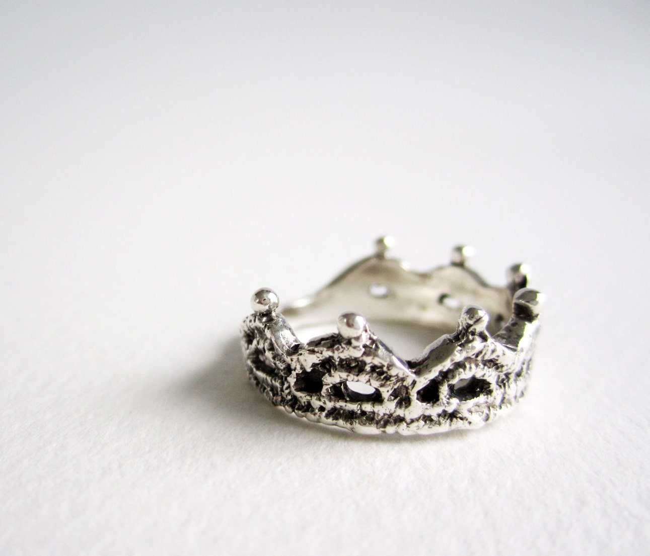 Silver Lace Ring-Style 1, MADE TO ORDER