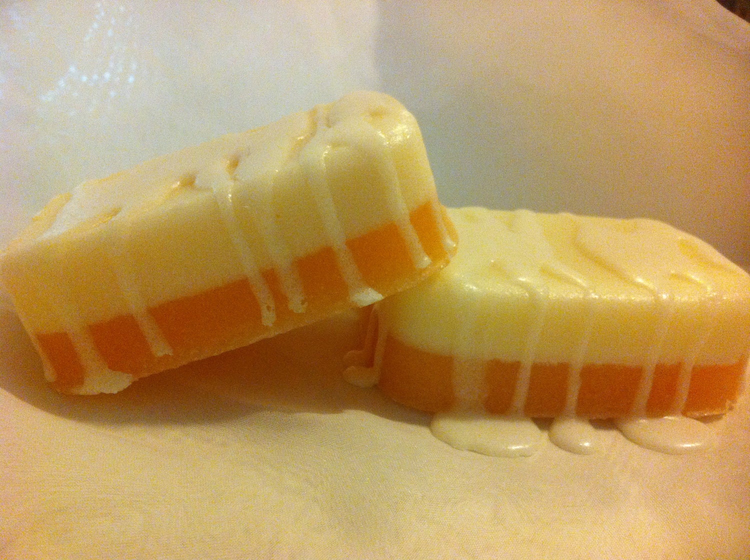 Peaches N Cream Drizzle Dessert Bar