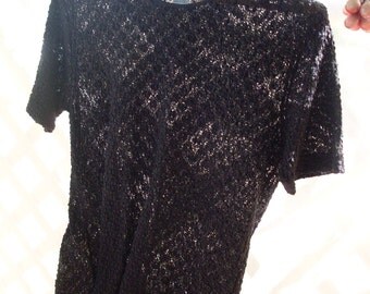 Gypsy boho sheer black