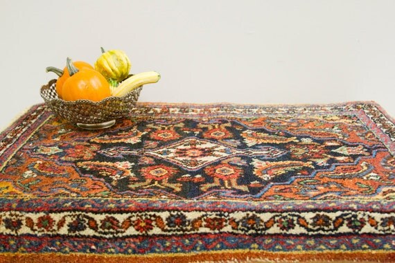Colorful Vintage Persian Bijar Rug