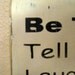 Family Rules Typography Hand Painted Sign