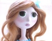 Custom Art Doll  OOAK-  Paper clay sculpted- Mother and son