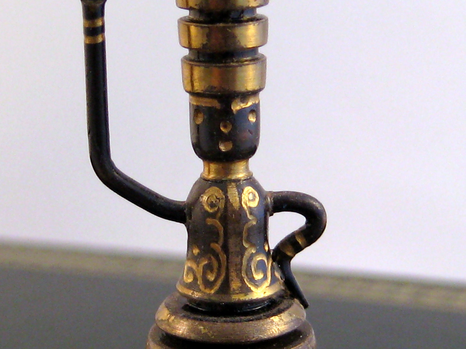 Tiny Primitive Brass Figurine