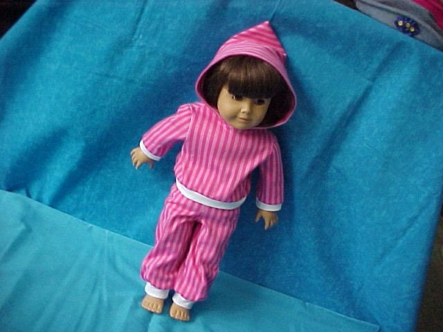 SALE 2 pc. pink striped hoodie outfit.