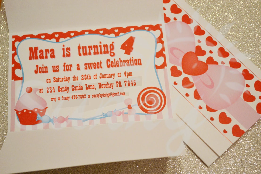 Sweethearts Sweet Shop (Valentine) printable invitations with cover Il_570xn