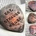 2 Sided Custom Guitar Pick - Personalized Hand Stamped Copper Guitar Pick Rustic Reversible - Mens Gift - Music Lover engraved