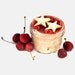 Pie in a Jar Cherry, Star Shaped Crust, All American Red Bing Cherries, Original Gift