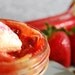 Strawberry Rhubarb Pie in a Jar, Perfect for Showers, Weddings and Birthdays