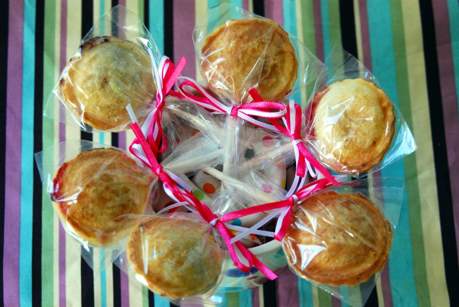 Birthday Pie pops (12), variety of flavors, stand out favor, baby shower treat