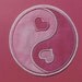iron-on applique/patch - ying yang