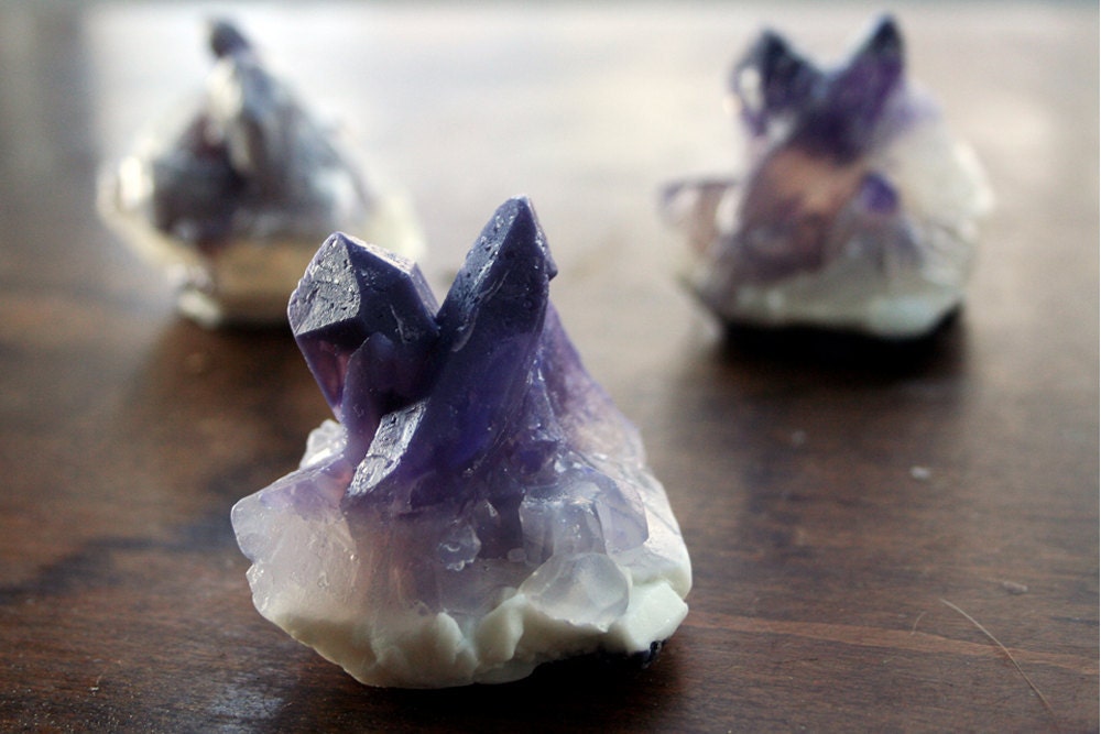 Amethyst Crystal Soap